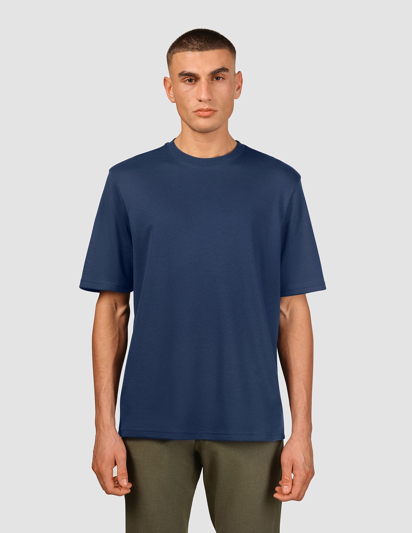 Heavy Box Fit T-shirt Navy